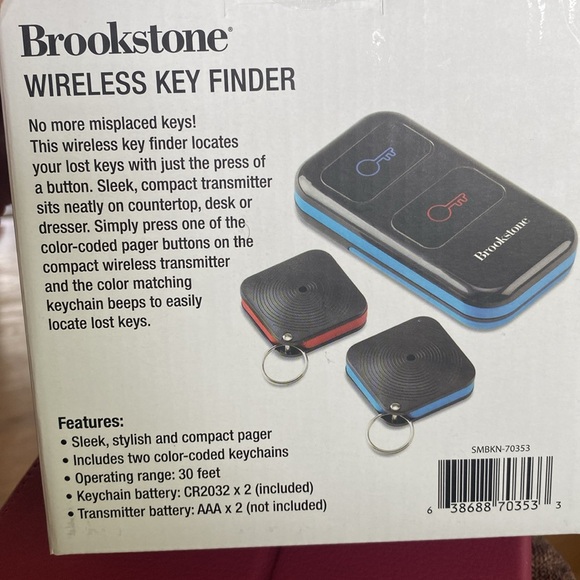 NEW Brookstone Wireless Key Finder - Picture 2 of 4